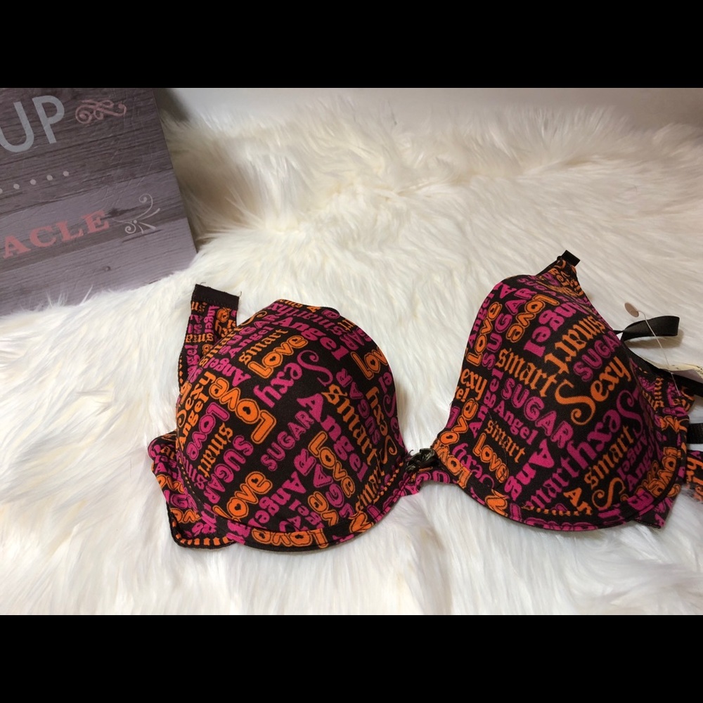 Cute Graphic Bra 34 D